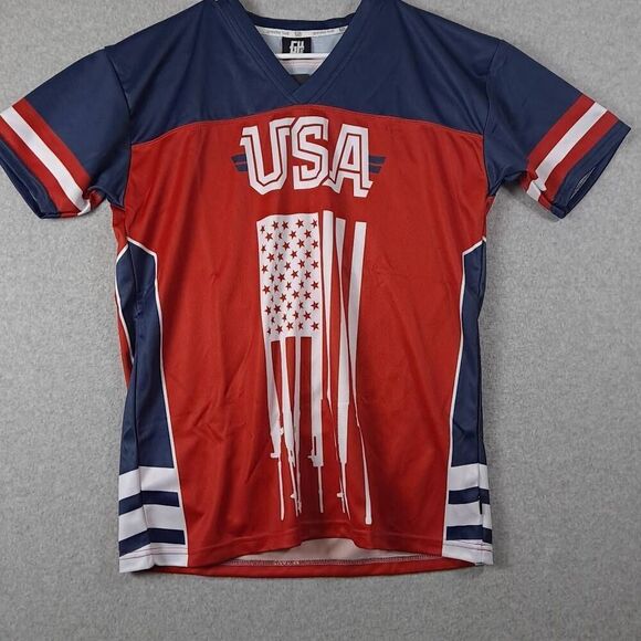 Greater Half GH Jersey New Shirt USA Flag Patriotic Medium - Picture 1 of 10